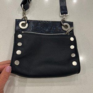 Hammit Cross Body Leather Dark Navy Blue